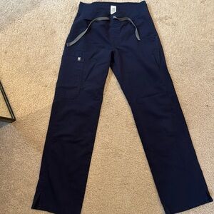 Figs navy blue Kade Cargo scrub pants